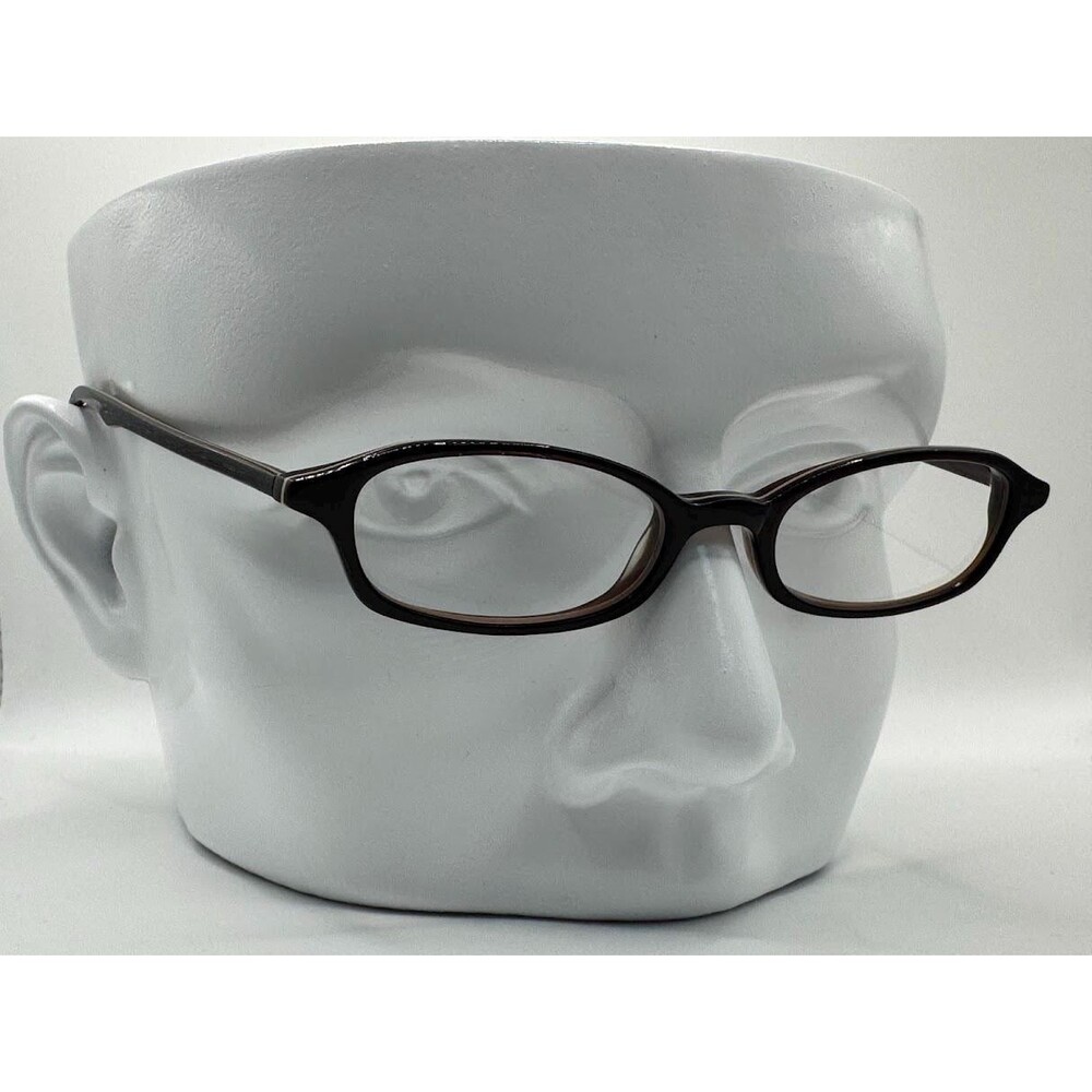 Vintage Y2K Eyeglasses | NOS |  Narrow Brown Style |  Mini Specs | 2000s
